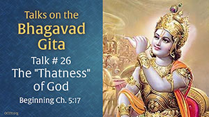 Talk 26 on the Bhagavad Gita