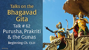 Purusha, Prakriti & the Gunas Gita Talks